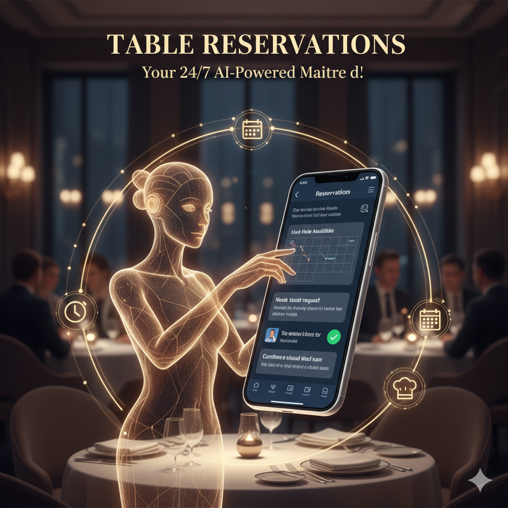 Your 24/7 AI-Powered Maître d'